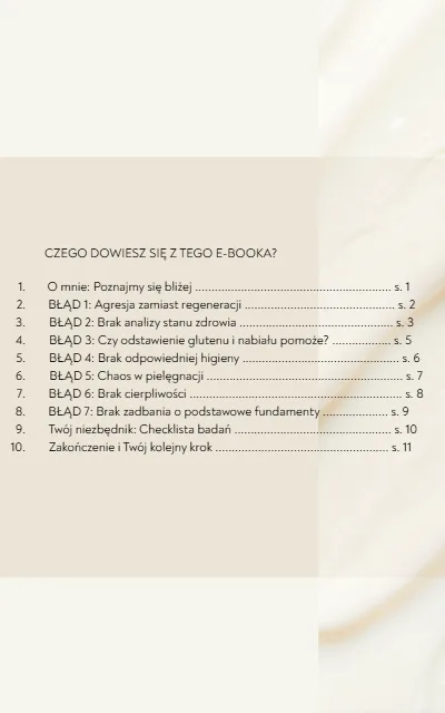 Spis treści: 7 błędów, checklista badań i Twój kolejny krok
